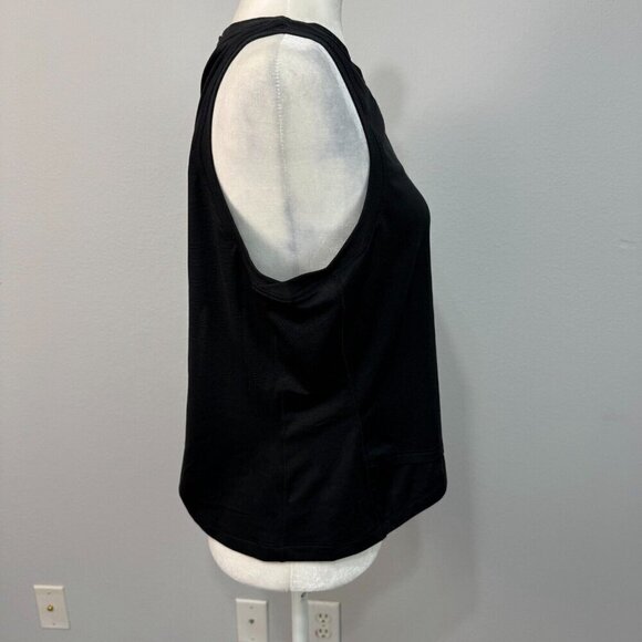 The North Face Women's Dawndream Cross Front Muscle Tank Top Black Size XL - Picture 4 of 13